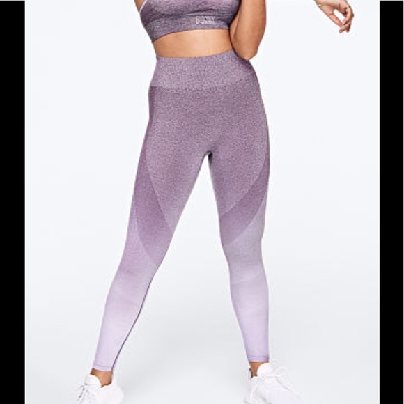 Pink Victoria’s Secret Seamless Workout Tights NWT - Picture 1 of 6